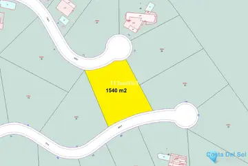 1540m2 Plot for Sale in La Cala Golf-61789